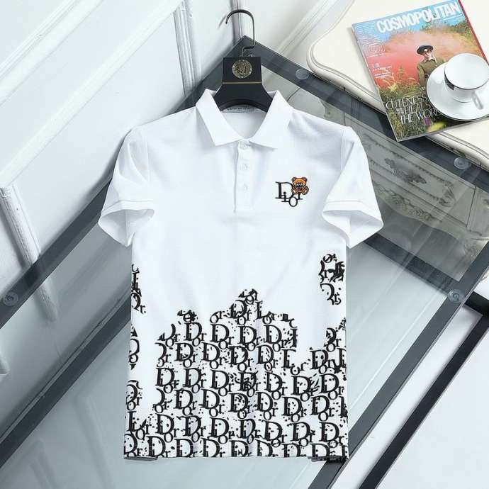Dior Polo Shirt Short _SKUDiorM-3XL908320080